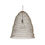 Pendant Lamp Brass Colour Iron Shade Ceiling Light Bell Shape Contemporary Style Home Accessories Handmade