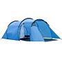 Outsunny 2-3 Man Tunnel Tents W/ Vestibule Camping Tent Porch Air Vents Rainfly Weather-resistant Shelter Fishing Hiking Festival Shelter Home