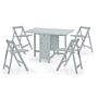 Savoy Dining Set - Light Grey