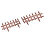 Outsunny Set Of 12 Wooden 60cm Garden Fence Pieces