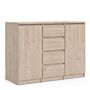 Naia Sideboard 4 Drawers 2 Doors In Jackson Hickory Oak