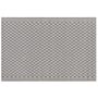 Outdoor Area Rug Grey Synthetic Materials Rectangular 60 X 90 Cm Chevron Pattern Balcony Accessories