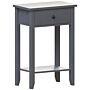 Windsor 1 Drawer Console Table, Grey