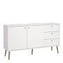 Cumbria Sideboard 2 Doors + 3 Drawers White