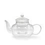 Glass Infuser Teapot - Round Pearl - 400ml