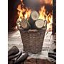 Willow Round Kindling Basket