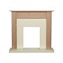 Adam Southwold Fireplace In Oak & Cream, 43 Inch