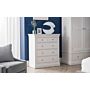 Clermont 3+2 Drawer Chest - White