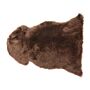 Sheepskin Rug Dark Brown 65 X 110 Cm Natural High Pile