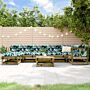 Vidaxl 8 Piece Garden Lounge Set Impregnated Wood Pine