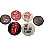 The Rolling Stones Button Badge Set