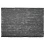 Shaggy Area Rug Dark Grey 140 X 200 Cm Modern High-pile Machine-tufted Rectangular Carpet