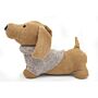 Yellow Dog With Jumper Doorstop