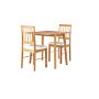 Drop Leaf Dining Set Oak