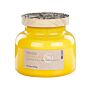 Scented Candle 100% Soy Wax Cotton Wick Glass Fresh Fragrance Golden Apple Fruity