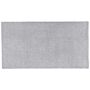 Shaggy Area Rug Light Grey 80 X 150 Cm Modern High-pile Machine-tufted Rectangular Carpet