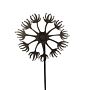 Dandelion Pin Support 5ft Bare Metal/ready To Rust