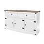 Corona White Medium Sideboard