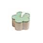 Green Flower Shape Trinket Box