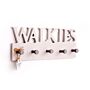 Wooden Wall Dog Walkies 5 Hooks Lead Holder