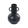 Flower Vase Black Porcelain 26 Cm Decorative Table Accessory