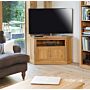 Mobel Oak Corner Television Cabinet