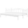 Daybed Trundle Bed White Eu Single 3ft To Eu Super King Size 6ft Slatted Base Pull-out Convertible