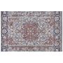 Area Rug Multicolour Polyester And Cotton 150 X 230 Cm Oriental Pattern Distressed Effect