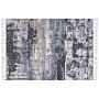 Area Rug Multicolour Polyester And Cotton 150 X 230 Cm Handwoven Printed Abstract Distressed Pattern