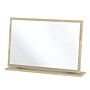 Contrast Large Desktop Mirror In Bardolino Oak