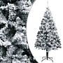 Vidaxl Artificial Christmas Tree With Flocked Snow Green 400cm Pvc