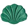 Seashell Scatter Cushion Emerald Green Velvet Scallop Shape Throw Pillow Decoration Marine Theme Textiles