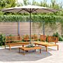 Vidaxl 4 Piece Garden Pallet Sofa Set Solid Wood Acacia