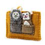 Pouch With Finger Puppets - Bear & Sheep