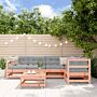 Vidaxl 6 Piece Garden Lounge Set Solid Wood Douglas