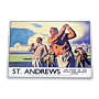 Vintage Metal Sign - British Railways Retro Advertising, St Andrews, Scotland