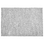 Shaggy Area Rug Grey Melange 140 X 200 Cm Modern High-pile Machine-tufted Rectangular Carpet