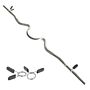 Body Revolution Ez 1" Super Curl Barbell Bar - 1.2m