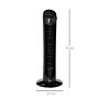 Homcom 30" Oscillating Tower Fan 3 Speed Mode Ultra Slim Indoor Air Refresher Cooling Machine Noise Reduction - Black