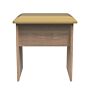 Contrast Dressing Table Stool In Bardolino Oak