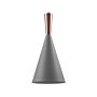 Hanging Light Pendant Lamp Grey Shade Geometric Cone