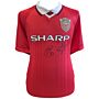 Manchester United Fc 1999 Solskjaer & Sheringham Signed Shirt