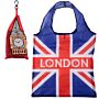 Handy Fold Up Big Ben London Shopping Bag With Holder