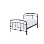 Halston 3.0ft Single Black Bed