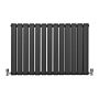 Designer Flat Panel Radiators Anthracite Grey 600mm X 910mm