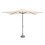 Ivory 2.4mx3m Crank And Tilt Rectangular Parasol