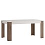 Toronto 160 Cm Dining Table In White And Oak