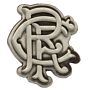 Rangers Fc Antique Silver Scroll Crest Badge