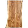 Vidaxl Table Top Solid Acacia Wood 100x(50-60)x2.5 Cm