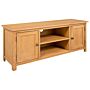 Vidaxl Tv Cabinet 110x35x44 Cm Solid Oak Wood